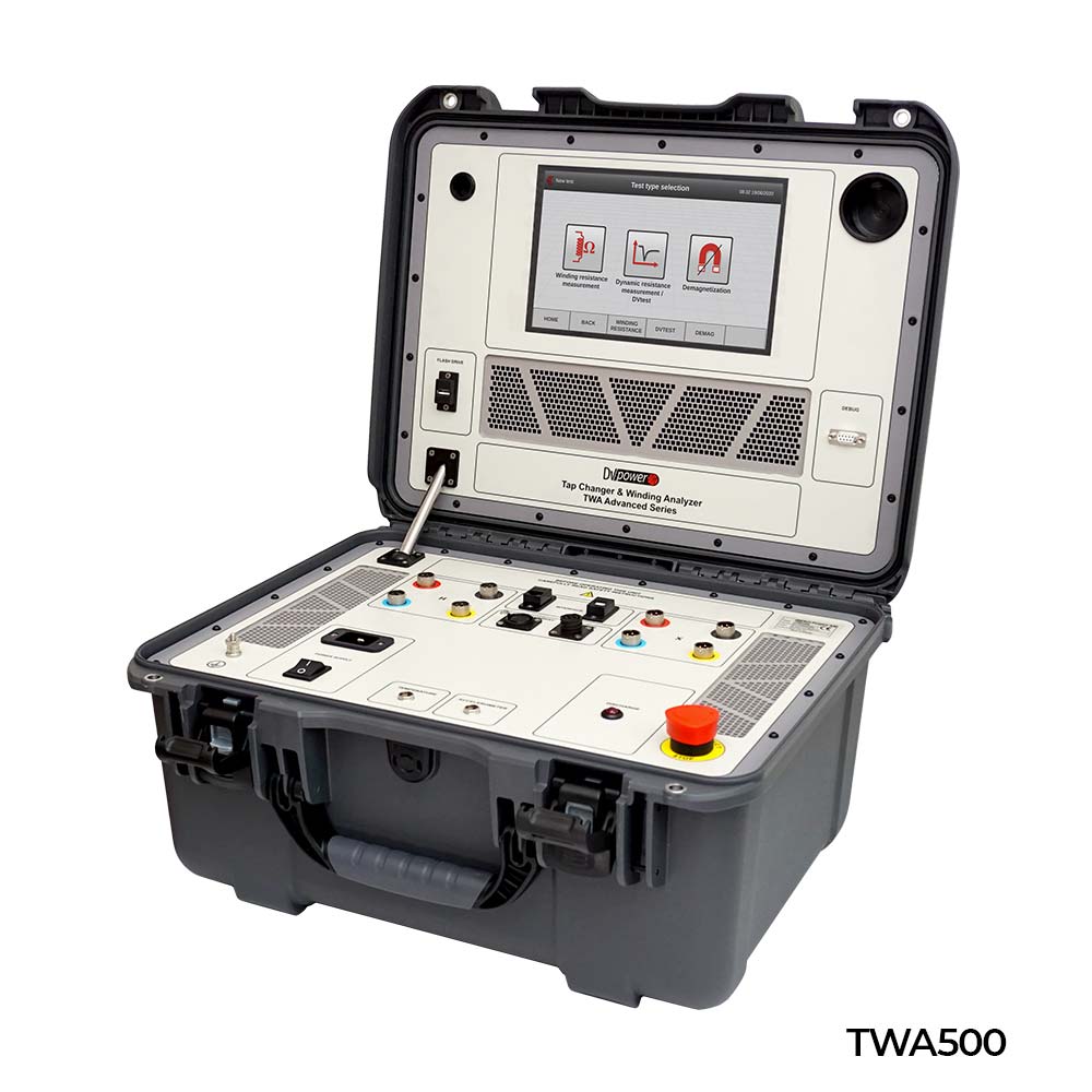 瑞典DV POWER&emsp;TWA500<a href='http://www.fsaowin.com/Cpzx/bianyaqiceshiyi/dvpowertrt.html'>三相變壓器</a>有載分接開關(guān)測試儀